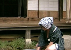 【ヘンリー塚本】「だ、だめよ…」ノーブラ・胸チラで洗濯する人妻熟女おばさんが義理の息子にイカされ女の喜びに狂う!!wの画像