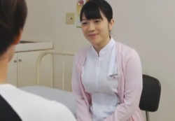 【清楚美人ナース】「いっぱい突いてください…♡」スレンダー体系の清純美女と妻の見てる前で膣内射精セックスしちゃうｗの画像