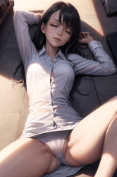 2次元の美女!泥酔してる美女のエロ画像 part4の画像