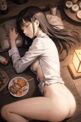2次元の美女!泥酔してる美女のエロ画像 part1の画像