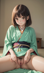 Women wearing kimono are beautiful and erotic. So just watch it and masturbateの画像