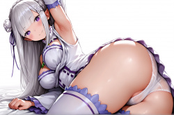 清楚すぎてフェチ。エミリアたんは“王道”と“背徳”の二刀流｜Too Pure, Too Fetish—Emilia-tan Balances Innocence and Temptationの画像