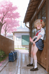 【ロリJCふたなり】JCの日常に溶け込む“一瞬のきらめき”──心が女の子の彼女（彼）が見ていた景色｜Everyday Moments of JC Life Through the Eyes of a Boy Who Lives as a Girlの画像