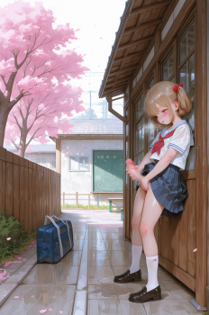 【ロリJCふたなり】JCの日常に溶け込む“一瞬のきらめき”──心が女の子の彼女（彼）が見ていた景色｜Everyday Moments of JC Life Through the Eyes of a Boy Who Lives as a Girlの画像