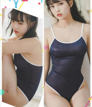 【動画像】Amazonで売ってるスク水のモデルさん、乳首が見えてるwwwwwwwwwwの画像