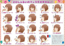 【朗報】フェラチオ図鑑、全部エロいｗｗｗｗｗｗの画像