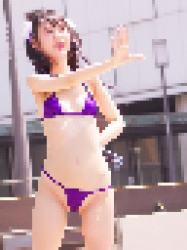 【画像】地下アイドルさん、暑すぎてエロ衣装でライブしてしまうwwwwwwwwwの画像