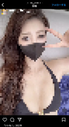 【画像】港区女子さん、インスタに加工前の写真をアップロードしてしまう…の画像