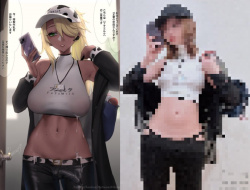 【画像】エロ同人美人作家「自分の身体を参考にエッチな漫画描いてるw」の画像