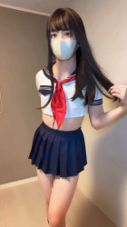 【画像あり】マジレスで答えてくれ、この制服女装子さんを見てムラムラする？の画像