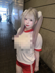 【画像】おっぱい大きい警報、発令へ。巨乳体操服が発見されるｗｗｗｗの画像