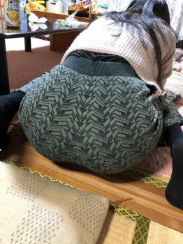 【画像】姉のケツがデカすぎて邪魔の画像