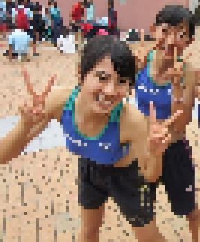 【画像】「おっぱいなんていらない」巨乳すぎて成績が伸び悩む陸上部JKの画像