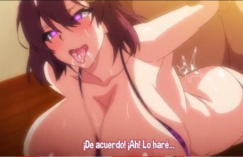 爆乳のプロデューサーがディレクターに巨大なおっぱいを揉まれて中出し調教される様子を綴った作品の画像