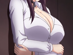 「ぷるぷる！イかせてぇ！」爆乳おっぱいブラはずれそうな美尻が変態オヤジの餌食！の画像