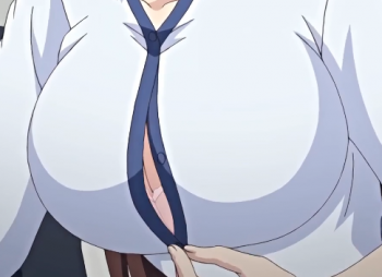 巨乳美女上司に誘惑されて豊満な胸を堪能し、恥辱の快感に溺れる年下部下の画像