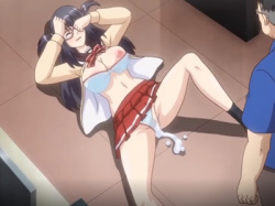 スク水JDが変態ドS男に好き放題責められ子宮プールから精子逆流させながら凌辱される！！の画像