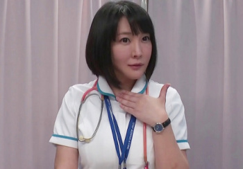 【プロナンパｘ連続射精】「だめぇ♡」先端医療体験と偽りスレンダー巨乳おっぱいパイパン美人看護師がアナル刺激でお漏らしアクメの画像