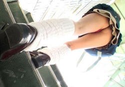 【美脚愛好家】「いっぱい出してよ♡♡」Tバックパンチラ、お尻フリフリ階段登る美少女の美しい脚で勃起チンポしごいてもらうwwの画像