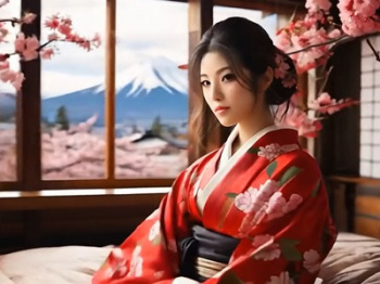 ★ ニッポンのゲイシャ題材の生成AIエロ動画は…ナシ寄りのアリ！の画像