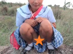 【亜ロリ】 キティちゃんぱんちゅの女児に野外露出・奉仕させる外道がいた！の画像