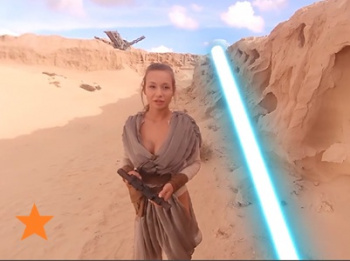 【VR】 知られざるスターウォーズのエロシーン。俺のライトセイバーはメス穴を貫く！の画像