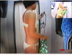 【着替え】ビキニ水着を買いに来た若い女性を本物盗撮!【エロ動画】abjavの画像