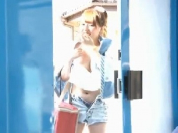 カップル限定！デカパイ水着ギャルだけMM号に残してミラー越しの彼氏のすぐ側で寝取りSEX膣内射精！オイルマッサージでNTR！の画像