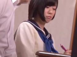 「お父さんやめてぇ！」爆乳に育ったロリ娘のパイパンマンコにねじ込みレイプ近親相姦！【美少女】の画像