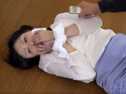 「お願いやめてぇ！！」知り合いの人妻を手足口全部縛って鬼畜種付けレイプ【レイプ】の画像