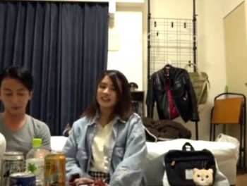 【顔射】タレントレベルに可愛い素人さんを連れ込み秘密撮影→騎乗位から自分で舌出しゴックンする有能オマンコｗの画像