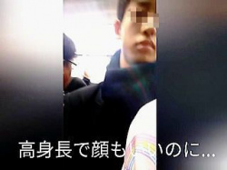 【盗撮動画】「おまわりさんコイツです！」とは言えない痴漢魔の顔を捉えた盗撮犯のジレンマ♪の画像