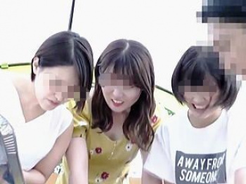 【盗撮動画】ＢＢＱよりも美味しそうなパンチラを撮られた女子大生三人組→実は集団レイプの前振り♪の画像