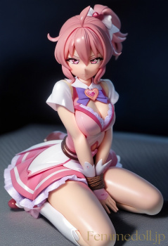 魔法少女が悪の組織に捕まっちゃった風のエロフィギュアAIイラストの画像
