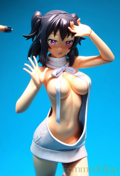 童貞を殺す服を着たお姉さんのエロフィギュア風AIイラストの画像