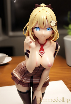 【エロ画像】Vtuber ワトソン・アメリアのフィギュア風AIイラストの画像