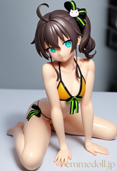 【エロ画像】Vtuber 夏色まつりのフィギュア風AIイラストの画像