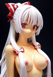 東方Project 妹紅のフィギュア風エロ画像の画像