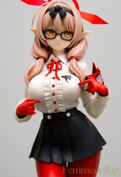 【エロ画像】ブルーアーカイブ チナツのフィギュア風AIイラストの画像