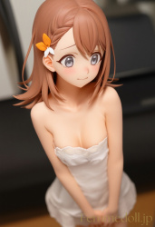 プロセカ 花里みのりのフィギュア風AIエロ画像の画像
