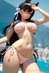 アズールレーン　愛宕のビキニ姿のエロ画像の画像