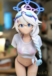 ブルーアーカイブ キリノのフィギュア風AIエロ画像の画像