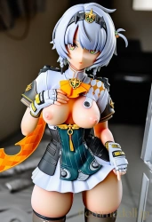ゼンゼロ 0号アンビーのフィギュア風エロ画像の画像
