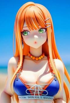 紫雲清夏の休日水着グラビア──。Pだけに見せる魅惑の肌【学マスエロ画像】の画像