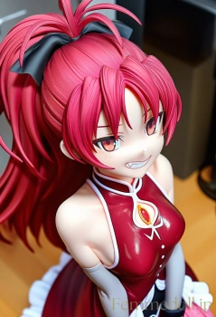 【まどマギ】佐倉杏子の魔法少女衣装でスレンダーボディ露出誘惑【エロイラスト30枚】の画像