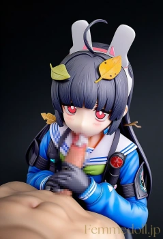 【ブルアカ】ミユ：先生の視線に晒す細身の誘惑【AI生成イラスト24枚】の画像