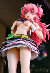 【プロセカ】愛莉：ステージの残光に揺れる桃色の誘惑【AI生成イラスト30枚】の画像