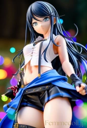 【プロセカ】一歌：青のステージで揺れる秘めた旋律【AI生成イラスト42枚】の画像