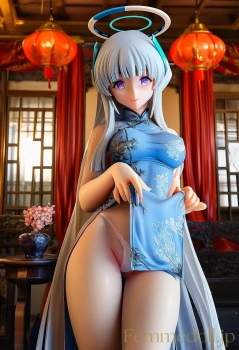 【必見】ブルアカノアのチャイナ服がヤバくて3回抜いたｗｗｗｗの画像