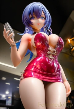 【オリジナル】巨乳お姉さんボディコン誘惑のむちむちボディが限界エロス【セクシーイラスト30枚】の画像